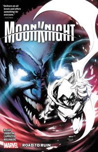 Kirjan kansi "MOON KNIGHT VOL. 4: ROAD TO RUIN"