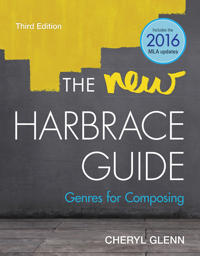 Bokomslag för "The New Harbrace Guide: Genres for Composing (w/ MLA9E Updates)"