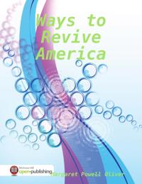 Ways to Revive America