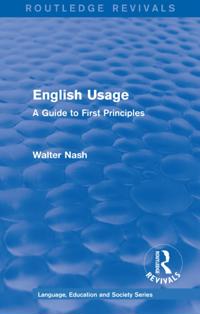 Routledge Revivals: Language, Education and Society Series