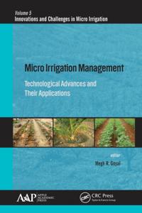 Innovations and Challenges in Micro Irrigation