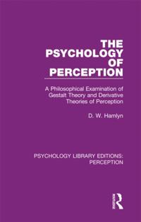 Psychology Library Editions: Perception