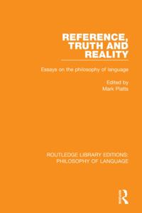 Routledge Library Editions: Philosophy of Language