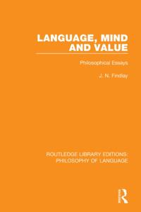 Routledge Library Editions: Philosophy of Language