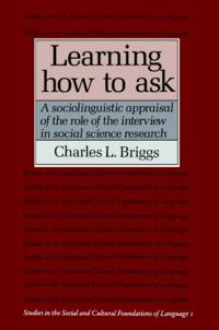 Studies in the Social and Cultural Foundations of Language
