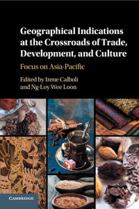 Kirjan kansi "Geographical Indications at the Crossroads of Trade, Development, and Culture"