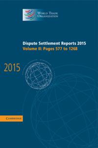 World Trade Organization Dispute Settlement Reports