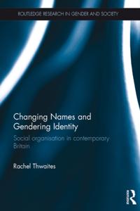 Routledge Research in Gender and Society