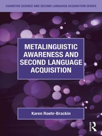 Cognitive Science and Second Language Acquisition Series