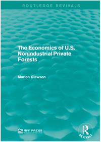 Economics of U.S. Nonindustrial Private Forests