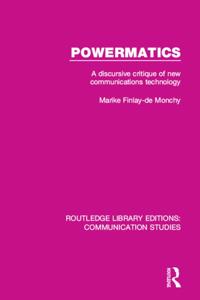 Routledge Library Editions: Communication Studies