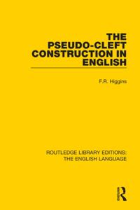 Routledge Library Editions: The English Language