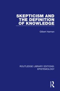 Routledge Library Editions: Epistemology