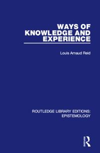 Routledge Library Editions: Epistemology