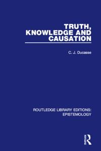 Routledge Library Editions: Epistemology