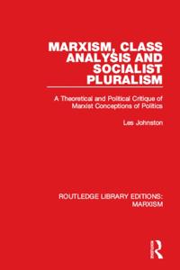 Routledge Library Editions: Marxism