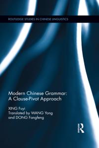 Routledge Studies in Chinese Linguistics