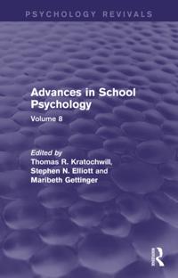 Advances in School Psychology (Psychology Revivals)