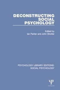 Psychology Library Editions: Social Psychology
