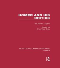 Routledge Library Editions: Homer