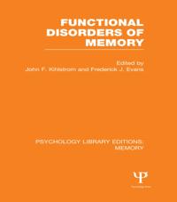 Psychology Library Editions: Memory