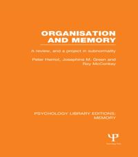 Psychology Library Editions: Memory