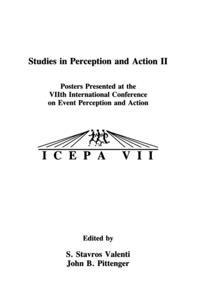 Studies in Perception and Action