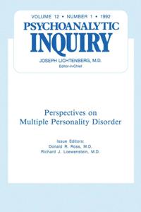 Multiple Personality Disorder