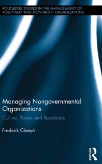 Routledge Studies in the Management of Voluntary and Non-Profit Organizations