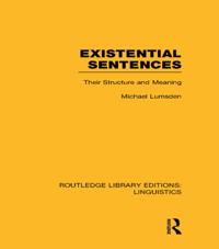 Routledge Library Editions: Linguistics