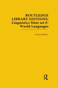 Routledge Library Editions: Linguistics