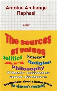 Kirjan kansi "The Sources of Values"