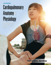 Kirjan kansi "Cardiopulmonary Anatomy & Physiology"