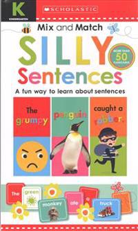 Mix & Match Silly Sentences Kindergarten Workbook: Scholastic Early Learners (Workbook)