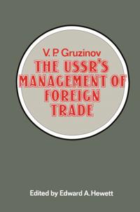 USSR's Management of Foreign Trade