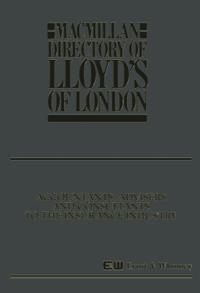 Macmillan Directory of Lloyd's of London
