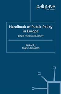 Handbook of Public Policy in Europe