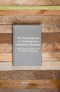 Kirjan kansi "The Non-National in Contemporary American Literature"