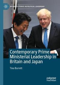 Kirjan kansi "Contemporary Prime Ministerial Leadership in Britain and Japan"