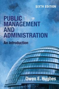 Bokomslag för "Public Management and Administration"