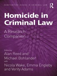 Substantive Issues in Criminal Law