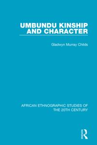 African Ethnographic Studies of the 20th Century