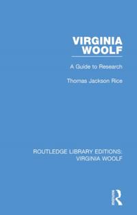 Routledge Library Editions: Virginia Woolf