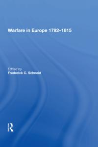 Warfare in Europe 1792,1815