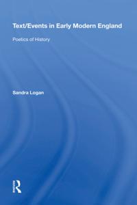 Text/Events in Early Modern England
