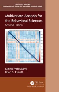 Chapman & Hall/CRC Statistics in the Social and Behavioral Sciences