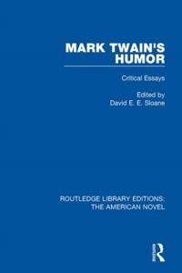 Routledge Library Editions: The American Novel