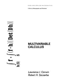 Chapman & Hall/CRC Pure and Applied Mathematics