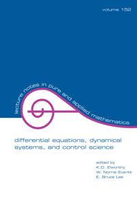 Lecture Notes in Pure and Applied Mathematics