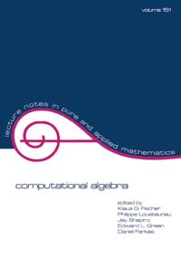 Lecture Notes in Pure and Applied Mathematics
